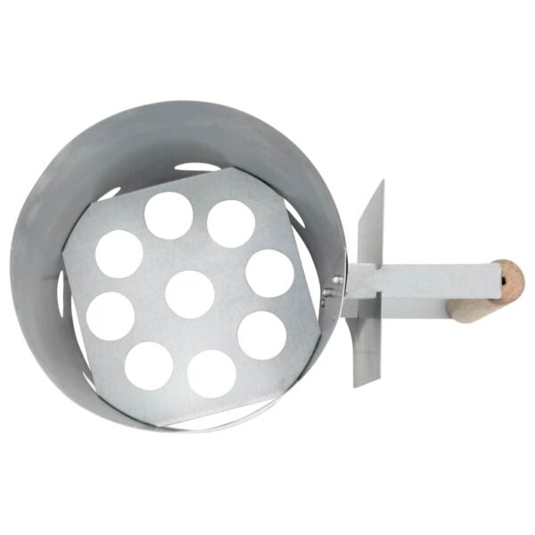 vidaXL Charcoal Grill Chimney Starter Galvanised Steel - Image 4