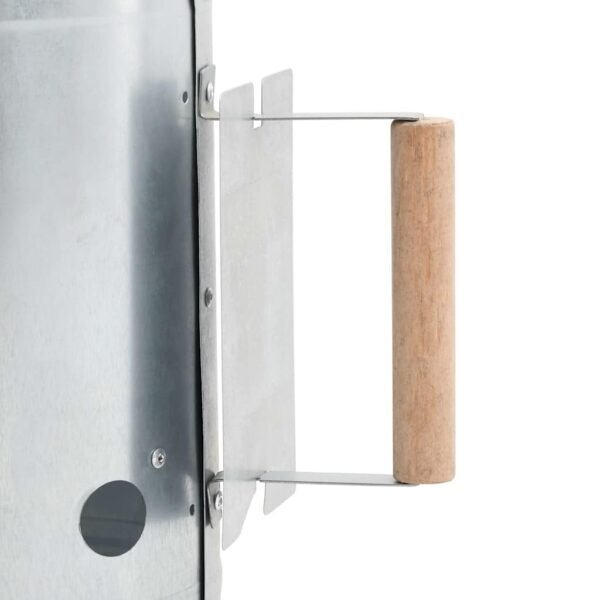 vidaXL Charcoal Grill Chimney Starter Galvanised Steel - Image 5