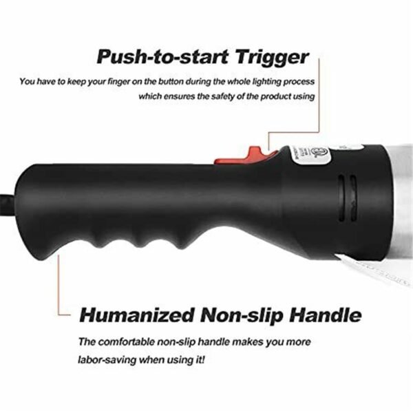 Electric Charcoal Lighter 500l/min Air Volume Built-in Safety Switch Bbq Grill Fire Lighting Tools US Plug - Image 4
